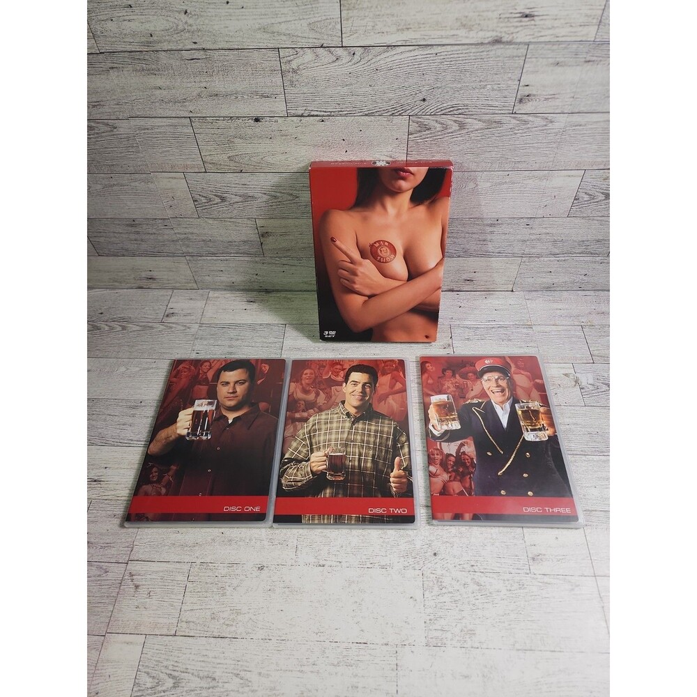 Vintage The Man Show Season 1 DVD Box Set 3-Disc 2003 Jimmy Kimmel Adam Carolla